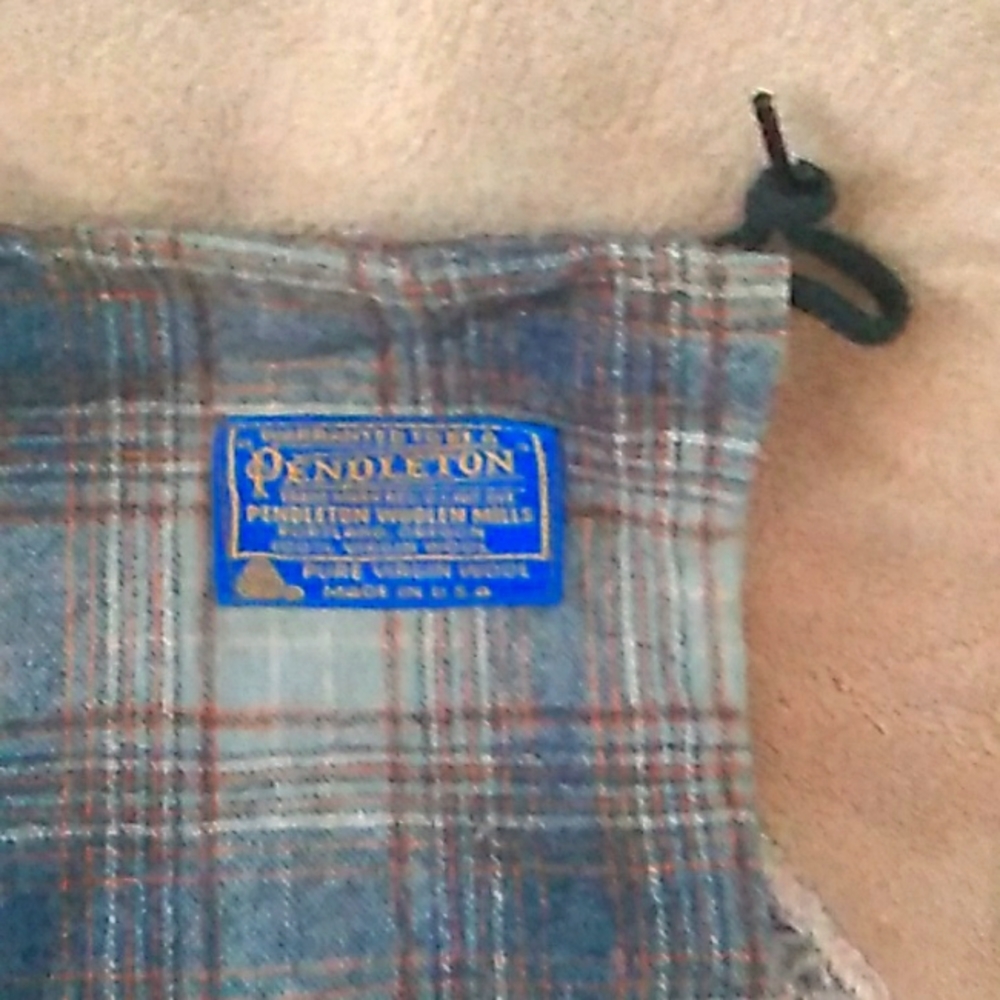 🌄 PENDLETON Plaid Drawstring Bag - Gift or Storage or Shoe Dust Bag